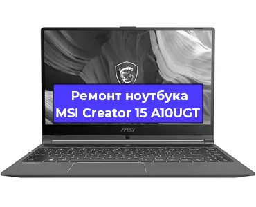 Чистка от пыли и замена термопасты на ноутбуке MSI Creator 15 A10UGT в Ижевске